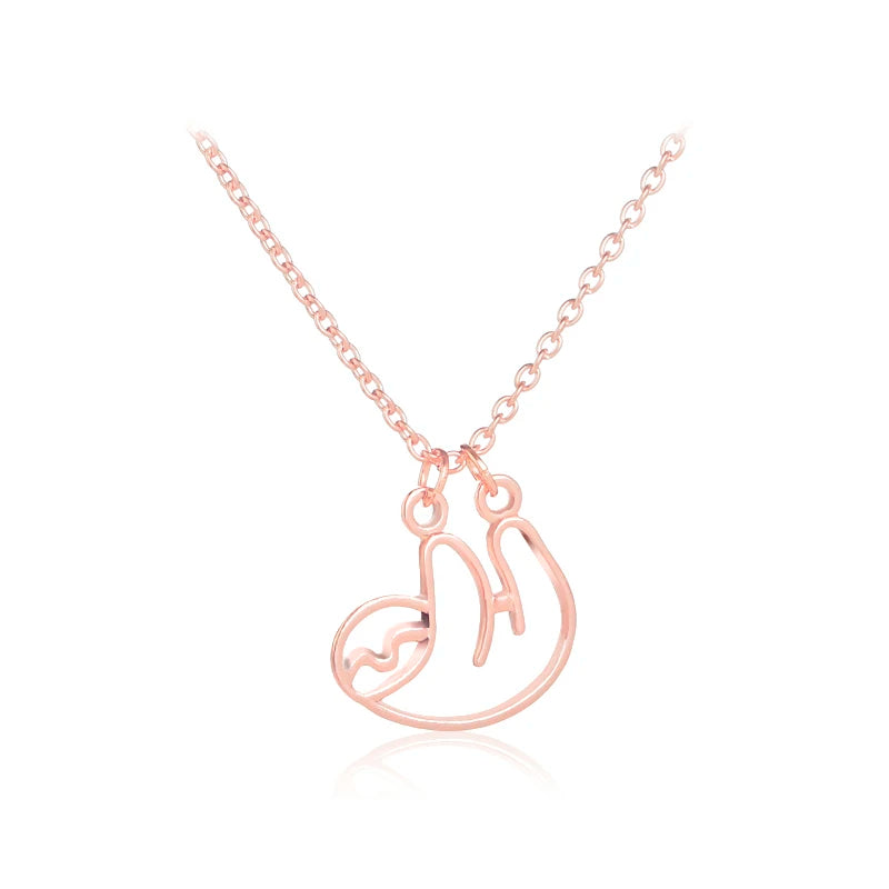 Outline Sloth Necklace