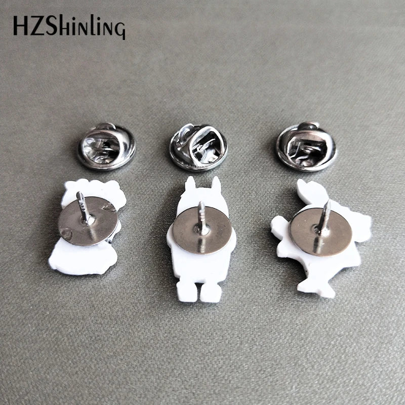 Sloth Acrylic Pin Badge