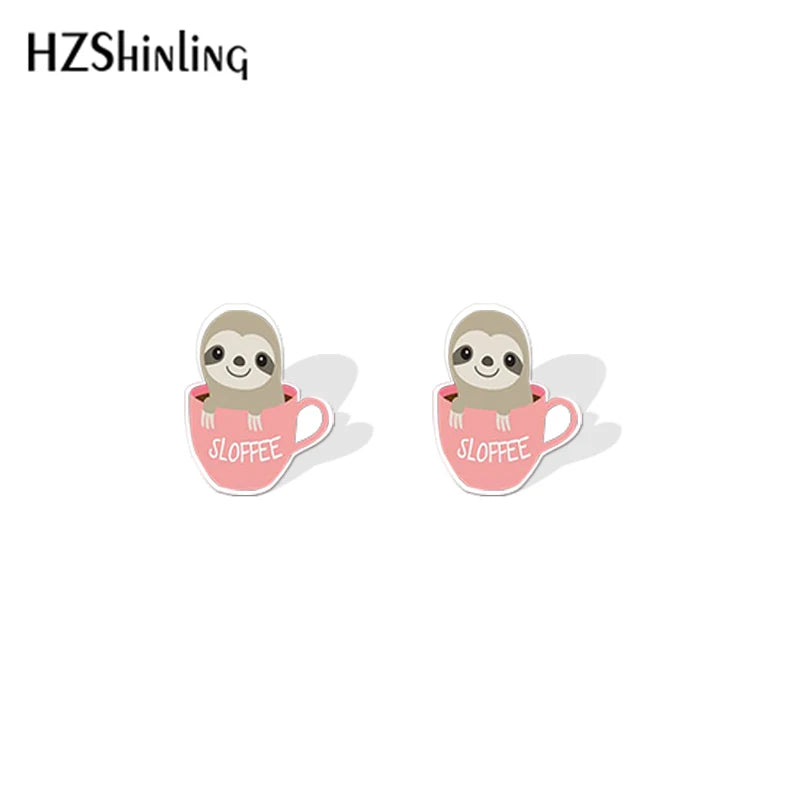 Sloth Stud Earrings