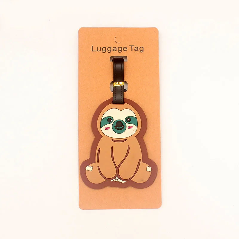 Cute Sloth Luggage Tags