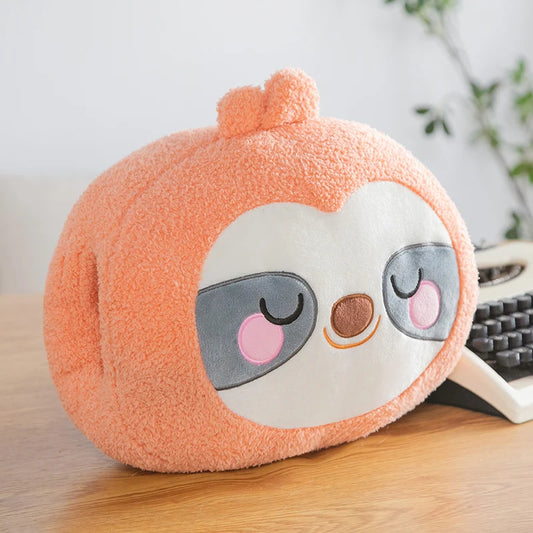 Plush Sloth Hand Warmer Cuddly Toy
