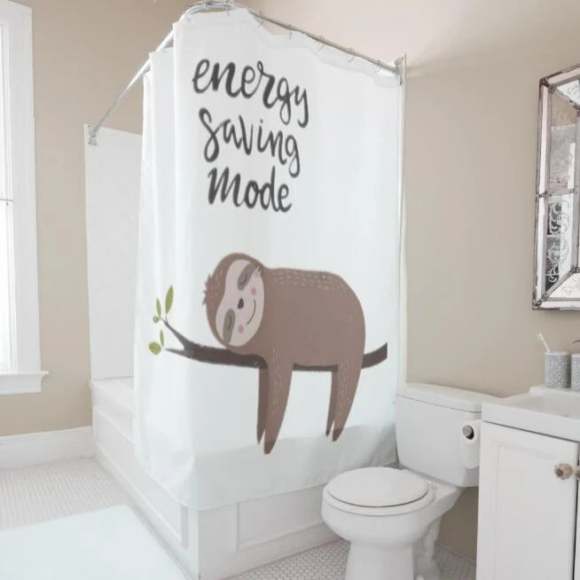 Sloth Mode Shower Curtain