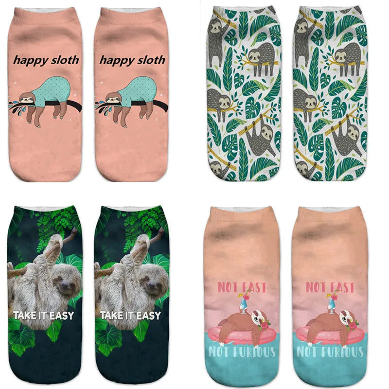 Various Sloth Socks