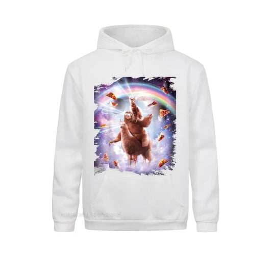 Sloth & Llama Rainbow Hoodie