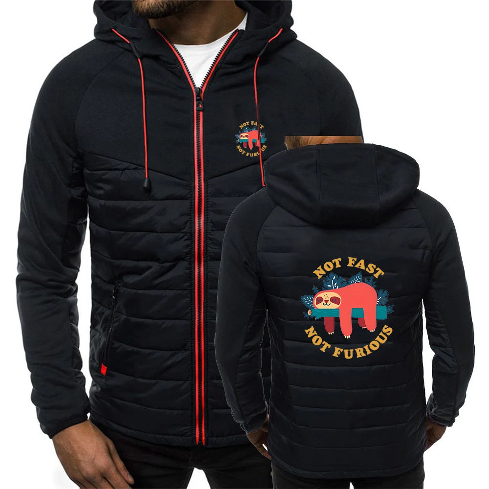 Not Fast Not Furious Sloth Zip Up Jacket