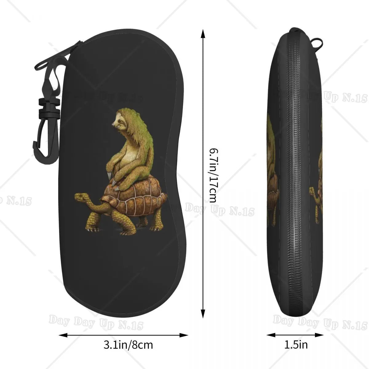 Speed Is Relative Sloth & Turtle Glasses Case