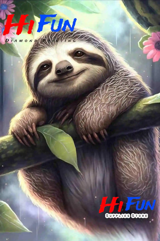 Sloth Diamond Art Kit