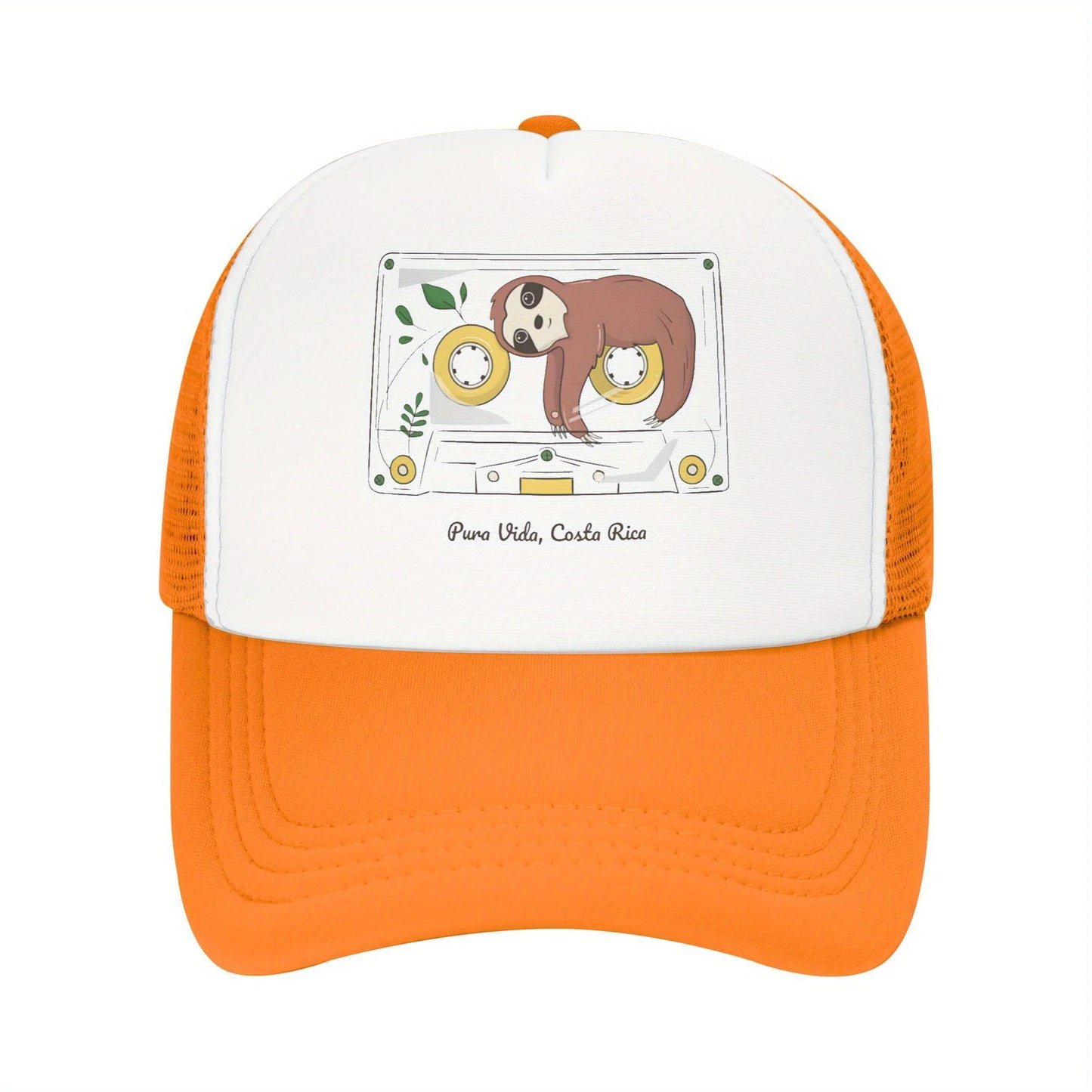 Sloth On Cassette Tape Baseball Cap