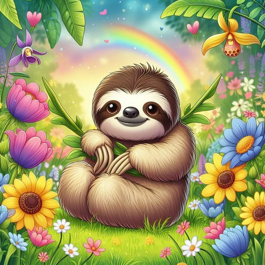 Sloth Diamond Art Kit