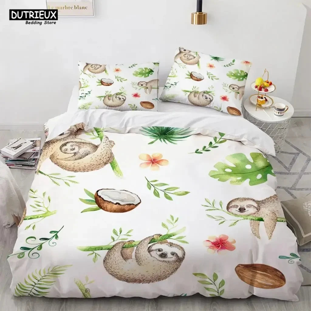 Sloth Bedding Set