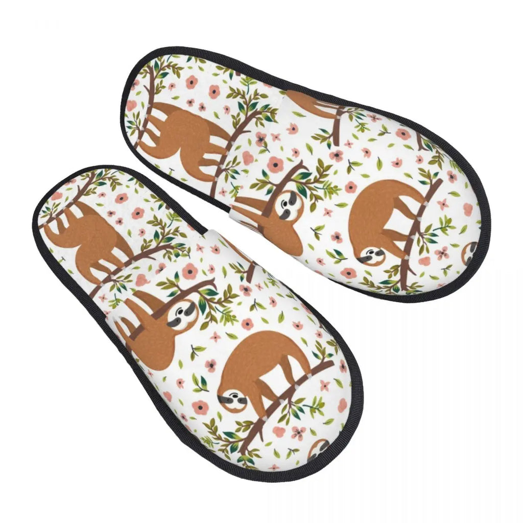Adult Sloths Flip Flops