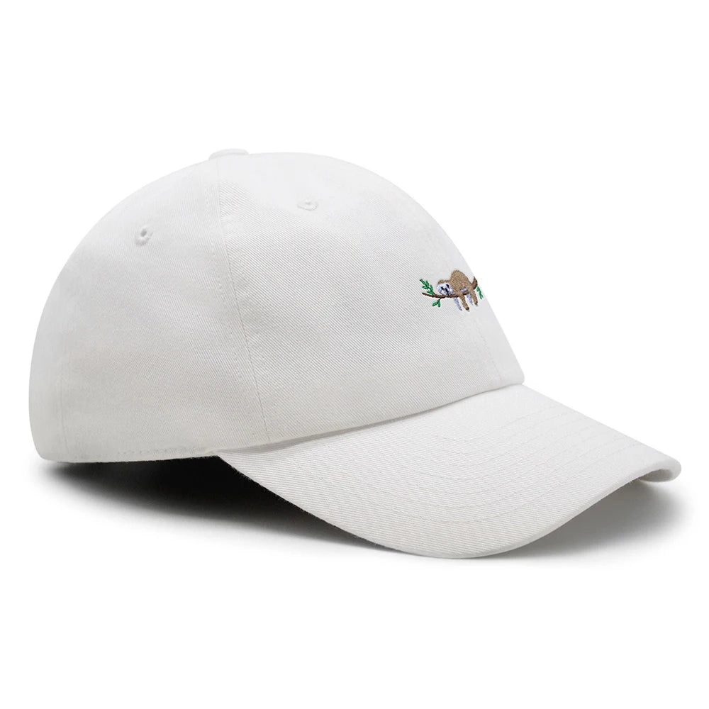 Sloth On A Branch Baseball Cap