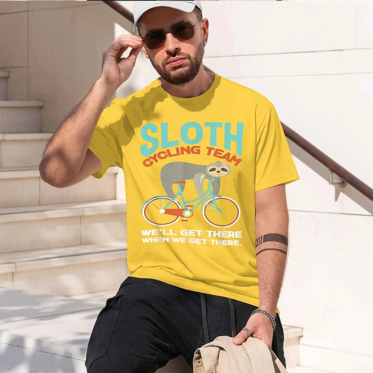 Sloth Cycling Team Sloth T-Shirt