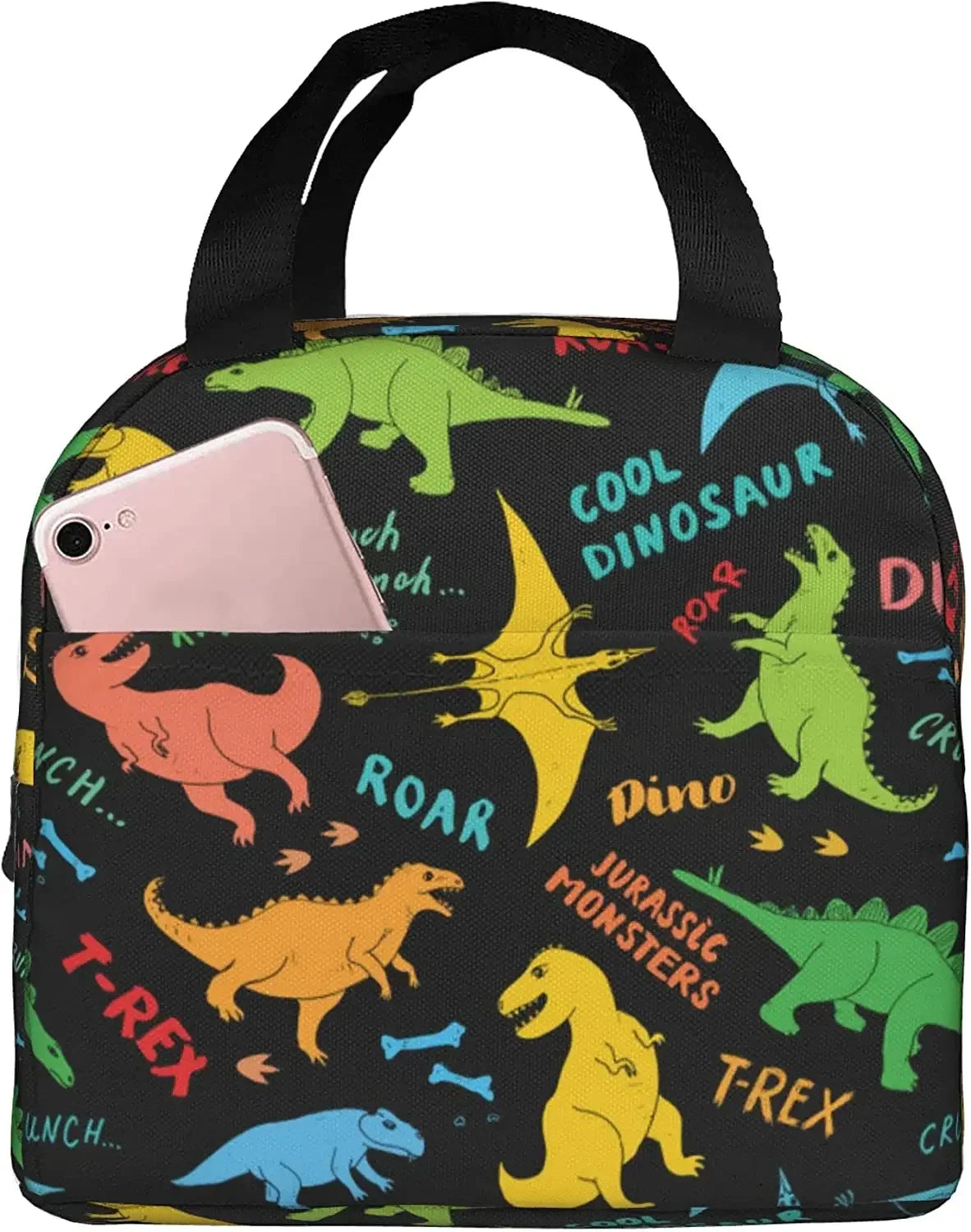 Cute Sloth Lunch Box for Kids Girls, Cartoon Animal Flower Trees Insulated Lunchbox Bento Tote Bag for Teens Back