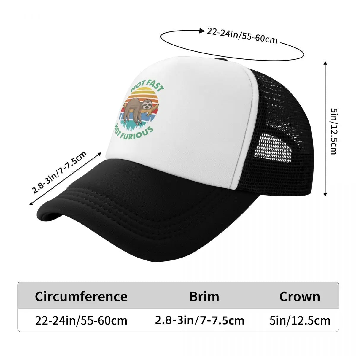 Not Fast Not Furious Baseball Cap