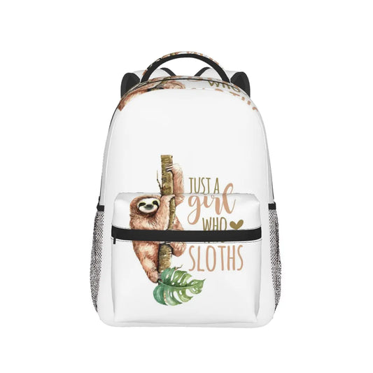 Just A Girls Who Loves Sloths Backpack