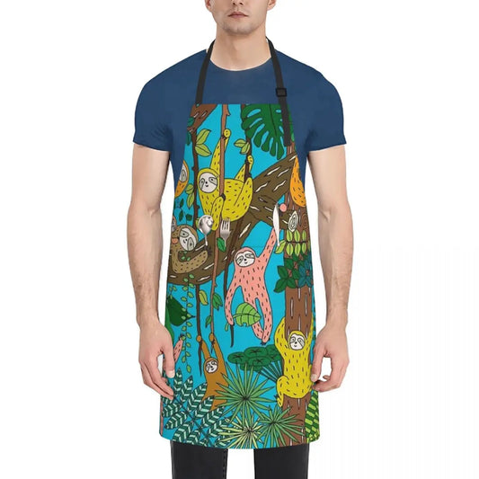Sloths Jungle Apron