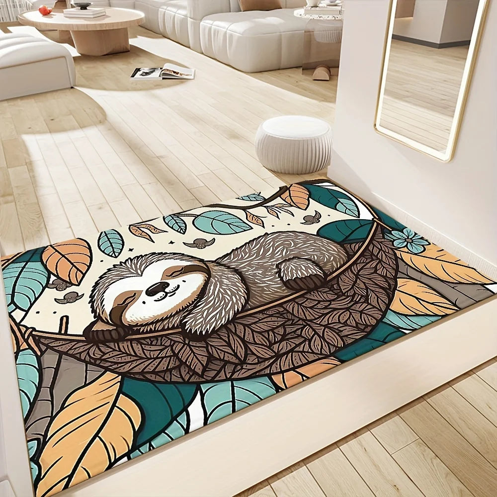 Cozy Sloth Floor Mat