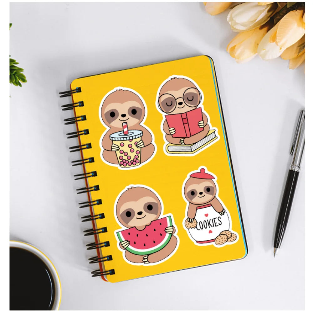 50 Piece Sloth Stickers