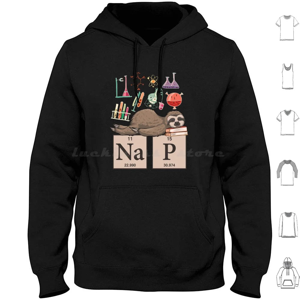 Chemistry Sloth Hoodie