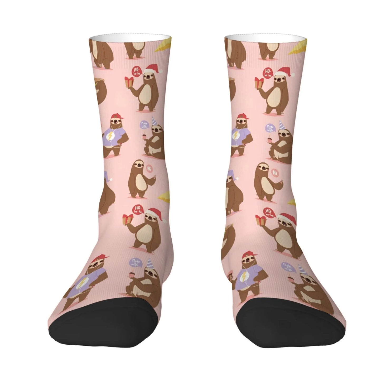 Pink Fun Sloth Socks product photo 2