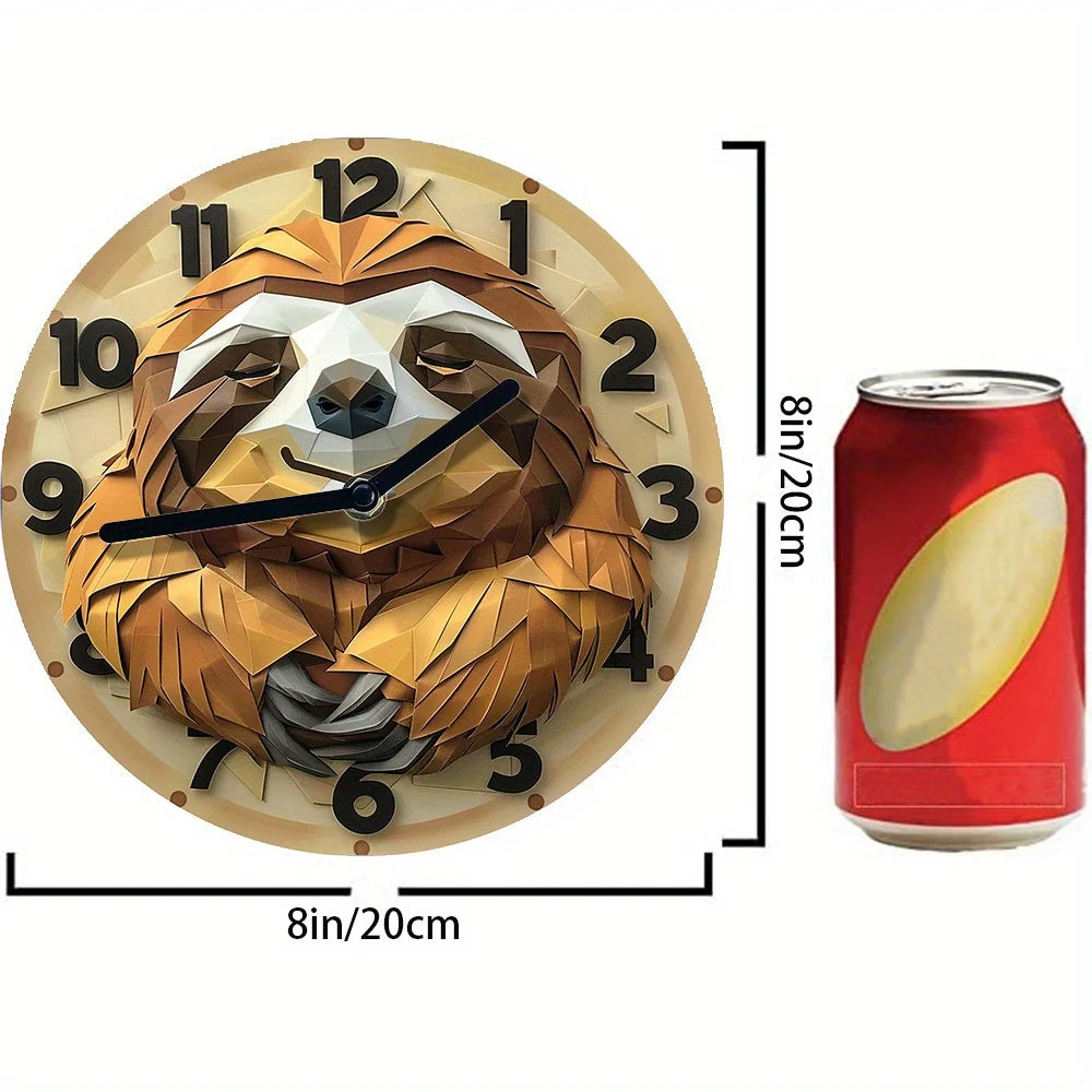 Sloth Wall Clock