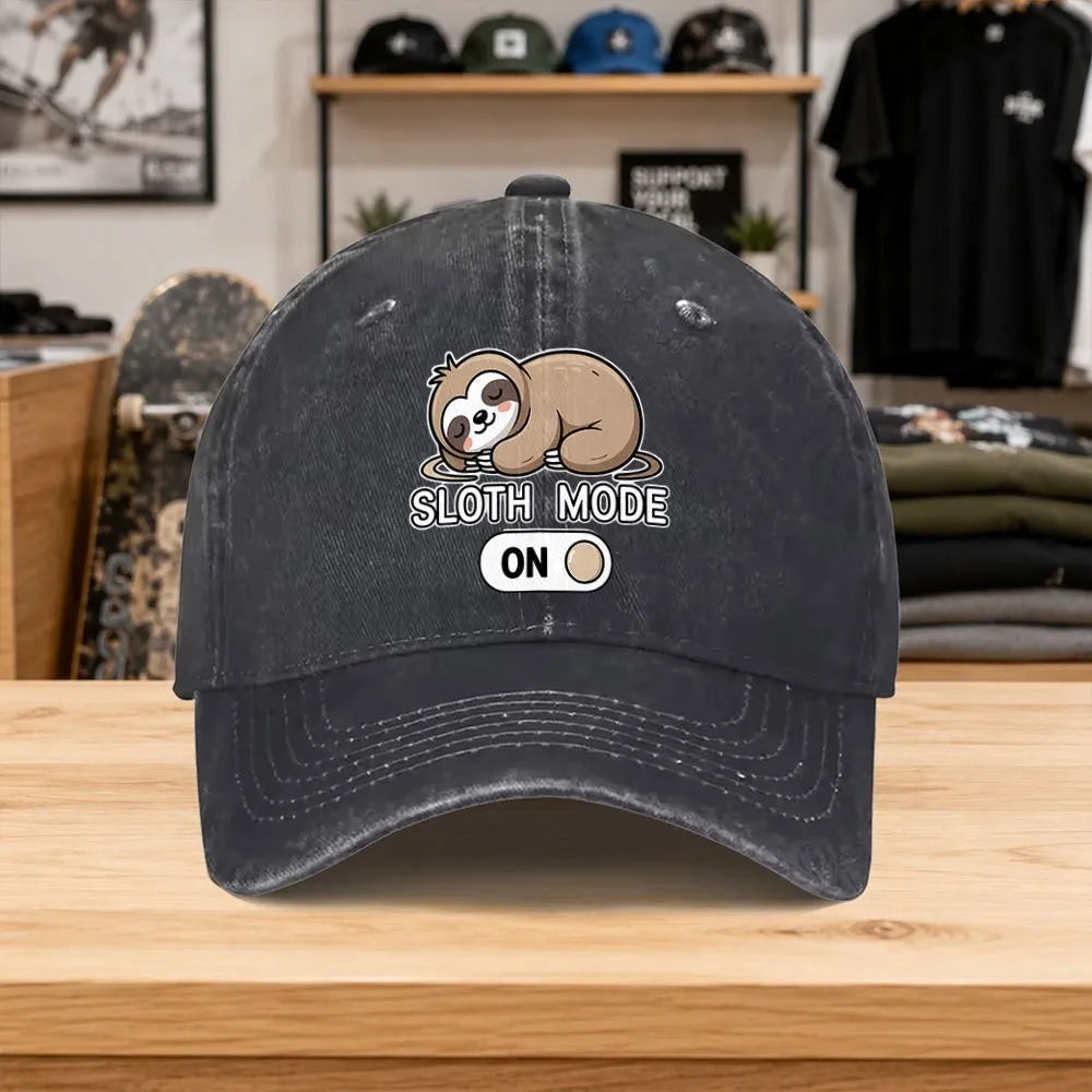 Sloth Mode On Baseball Cap