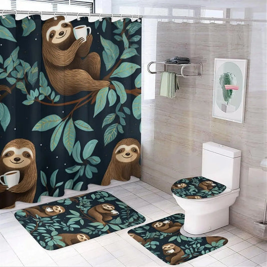 Sloth Bathroom Set