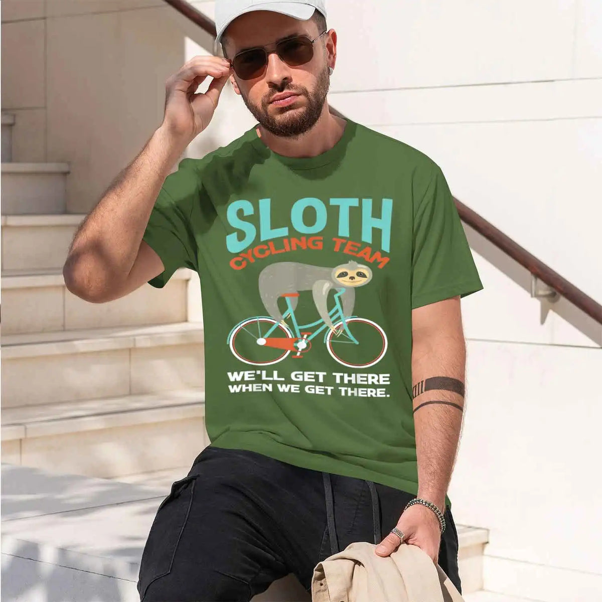 Sloth Cycling Team Sloth T-Shirt