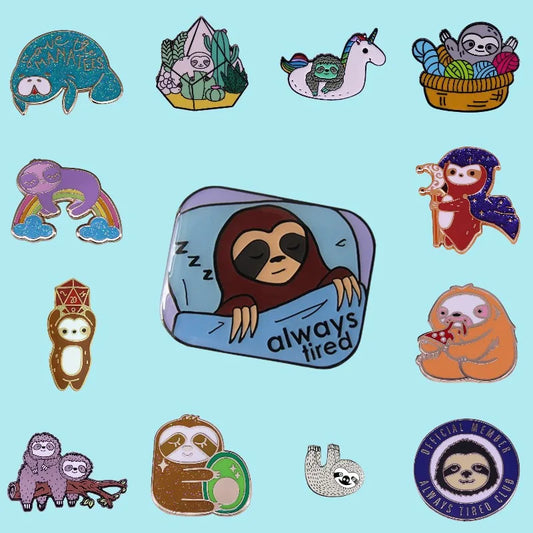 Sloth Pins