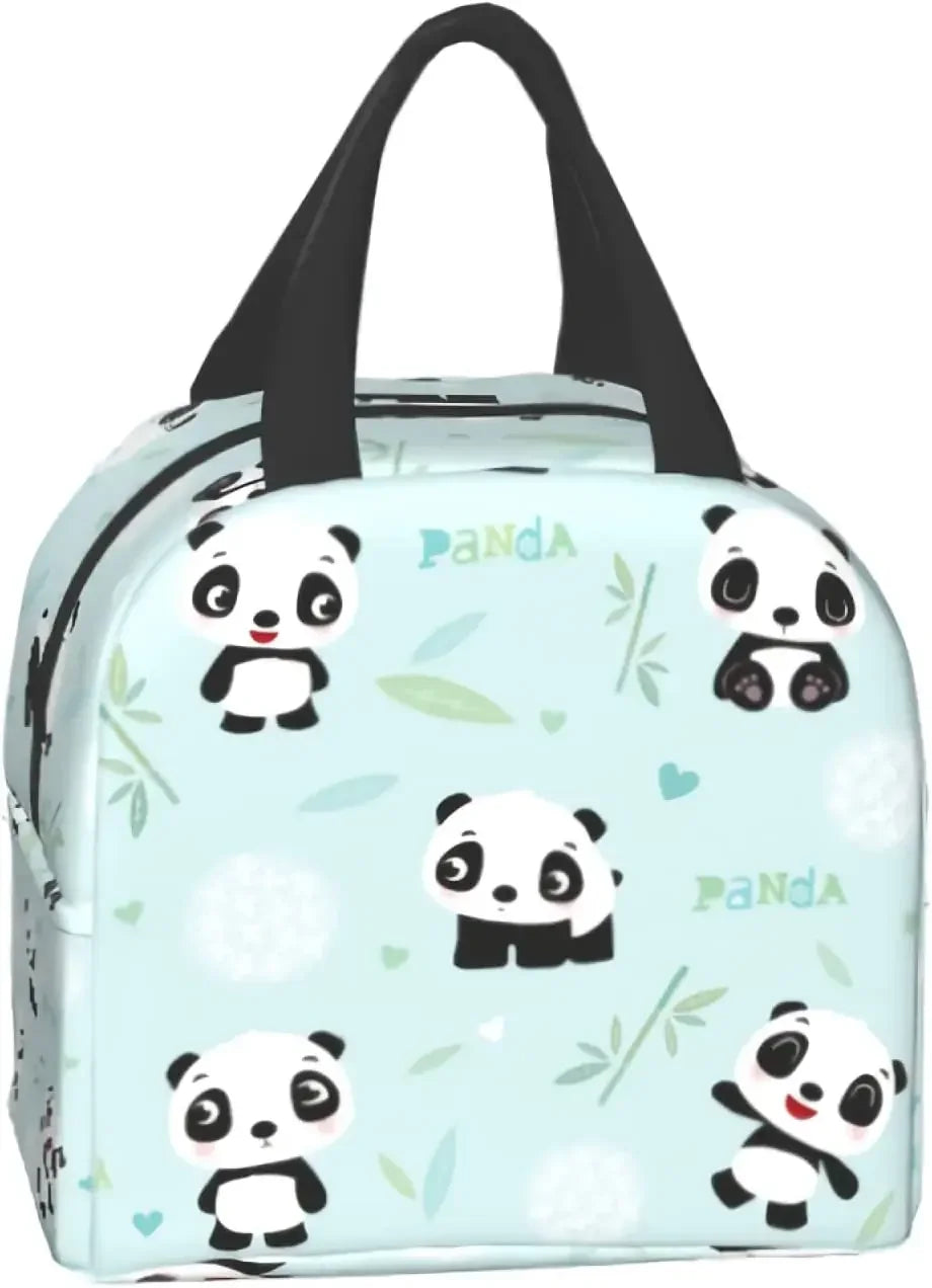 Cute Sloth Lunch Box for Kids Girls, Cartoon Animal Flower Trees Insulated Lunchbox Bento Tote Bag for Teens Back