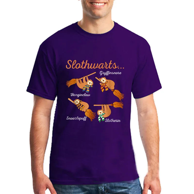 Slothwarts T Shirts Oversized