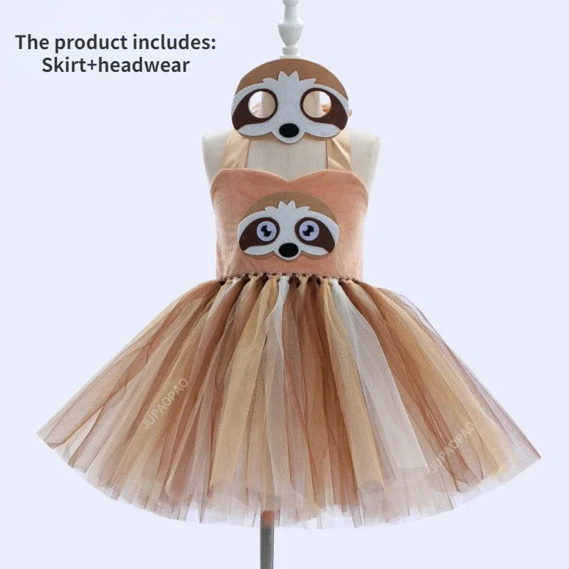 Baby Girl Sloth Tutu Dress
