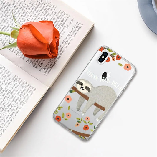 Follow Your Dreams Sloth iPhone Case