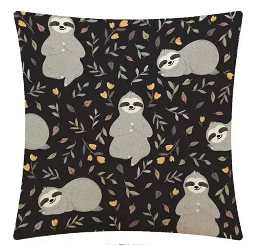 Sloth Cushion Cover