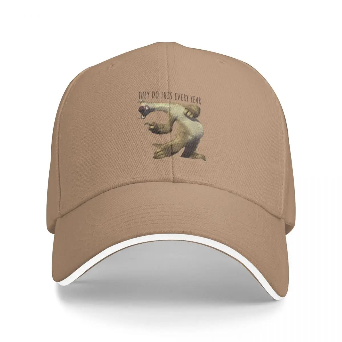 Sid They Do This Every Year Sid The Sloth Baseball Cap