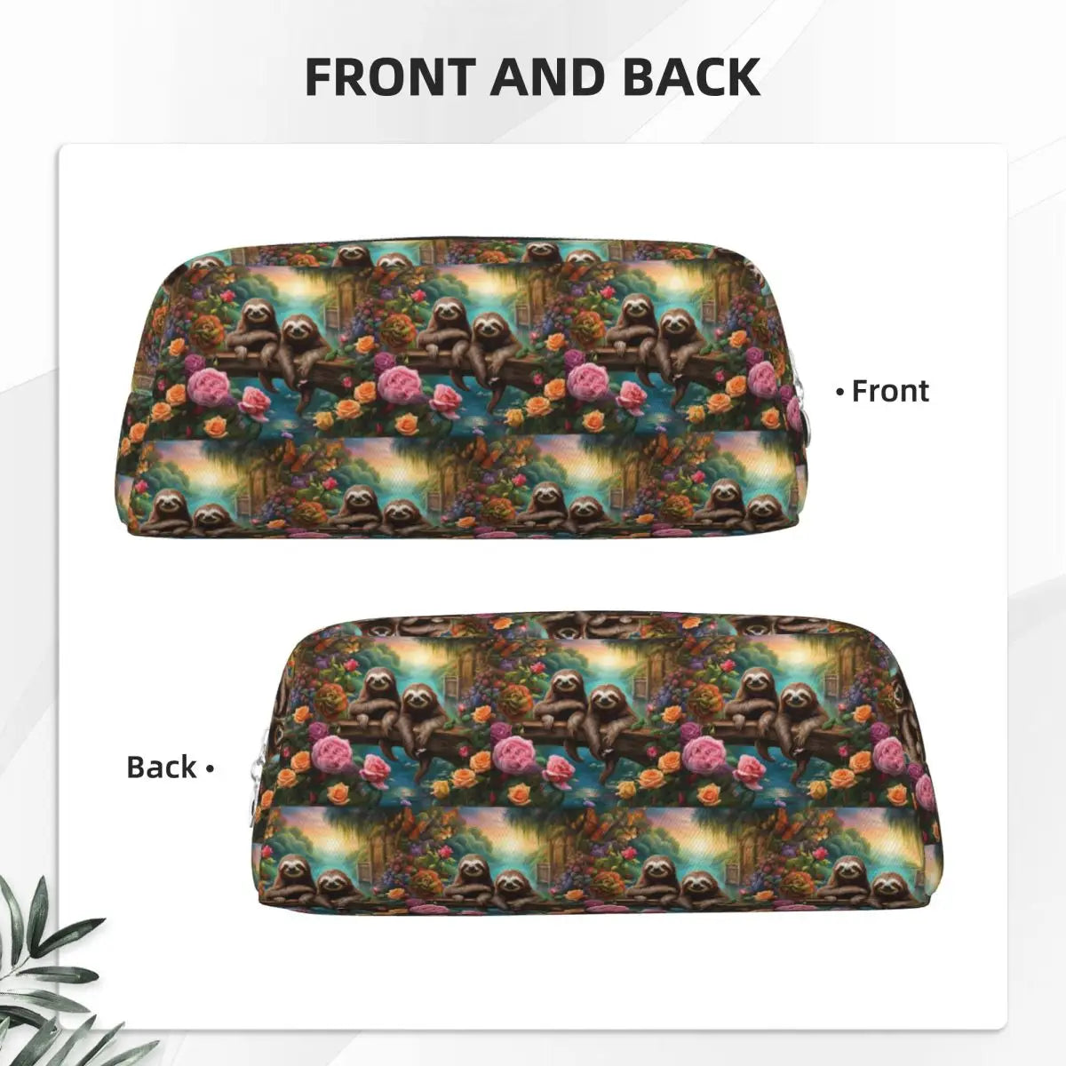 Dreamy Jungle Sloths Pencil Case