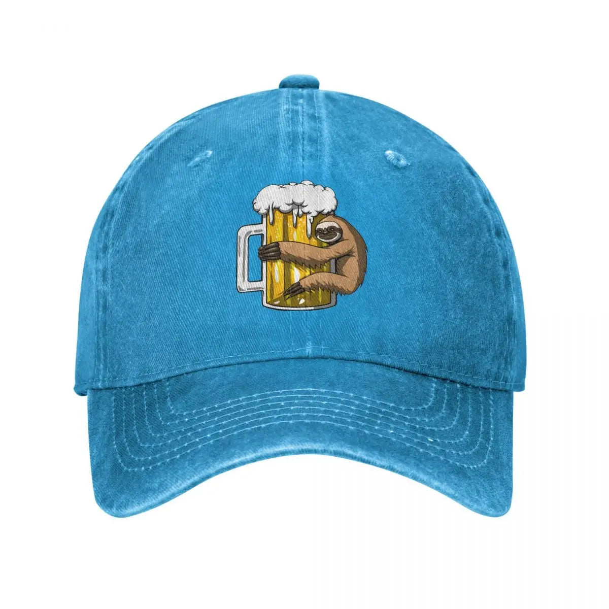 Sloth Beer Party Baseball Cap