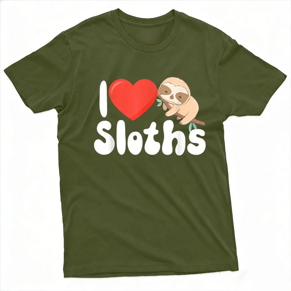 I Love Sloths T-Shirt