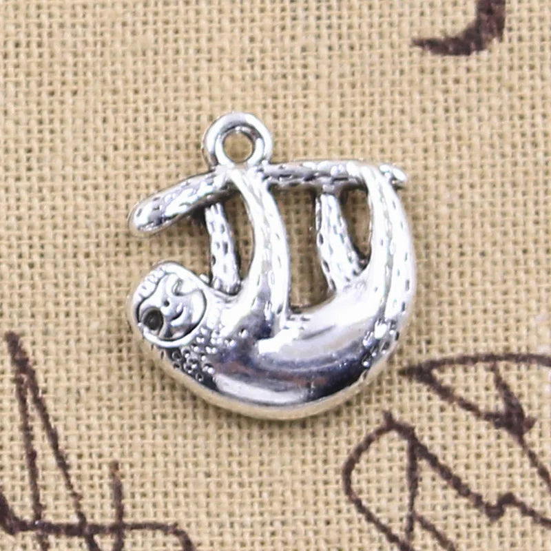 8 Piece Charms Sloth 20x19mm