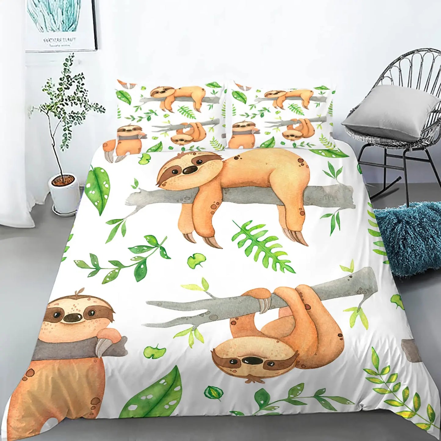 Sloth Bedding Set