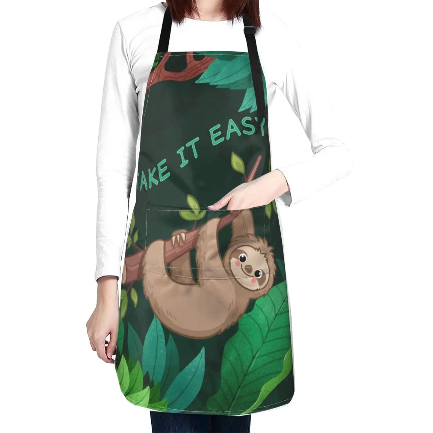 Sloth Face Apron