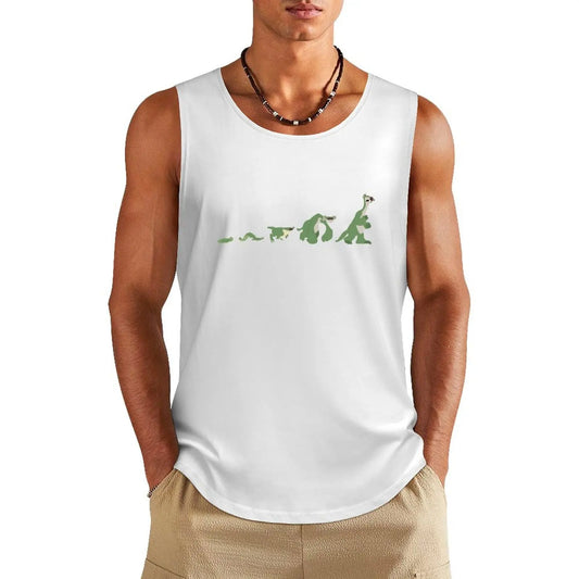 Ice Age Sid the Sloth Evolution in Color Tank Top