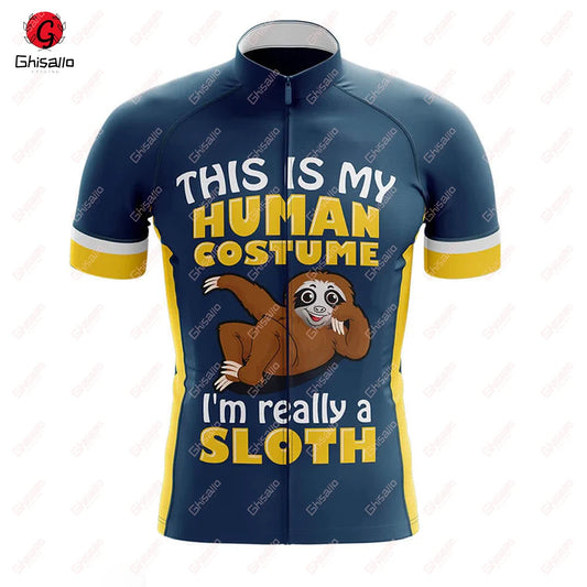 This Is My Human Costume Sloth Cycling Jersey