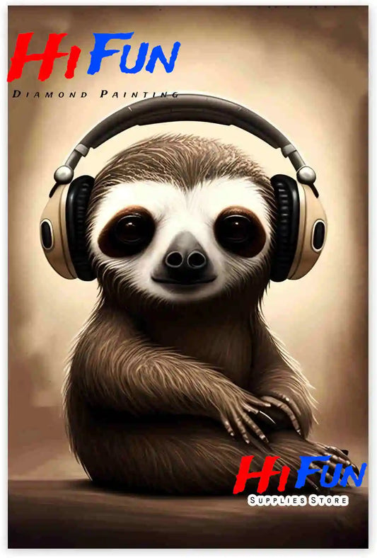 Sloth Diamond Art Kit