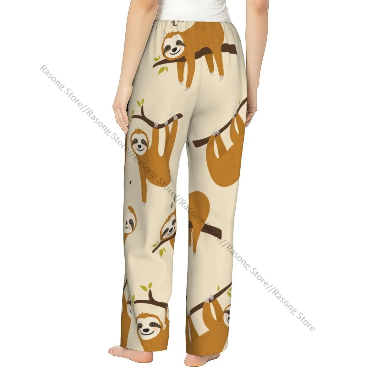 Cozy Flannel Sloth Pajama Bottoms