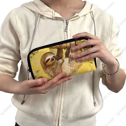 Sloth Hanging Off A Tree Branch Purse product photo