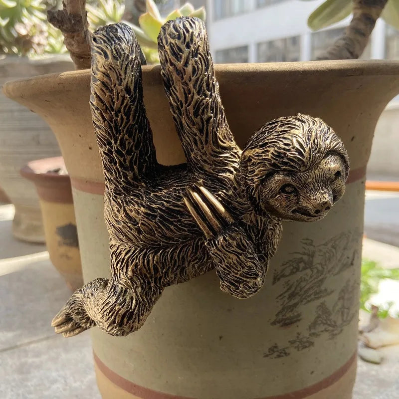 Sloth Figure Plant Pot Hanger