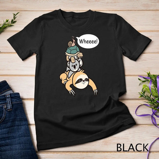Sloth Turtle Koala Snail T-Shirt