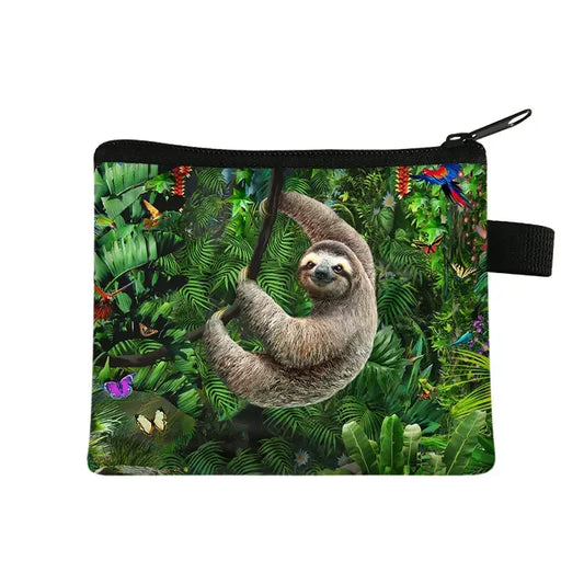Sloth In The Jungle Purse